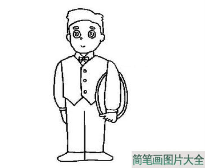 人物简笔画_男老师简笔画图片