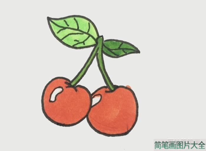 樱桃的画法  第4张