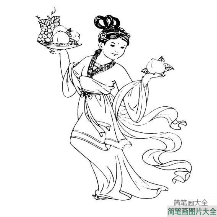 春节年画人物简笔画  第3张