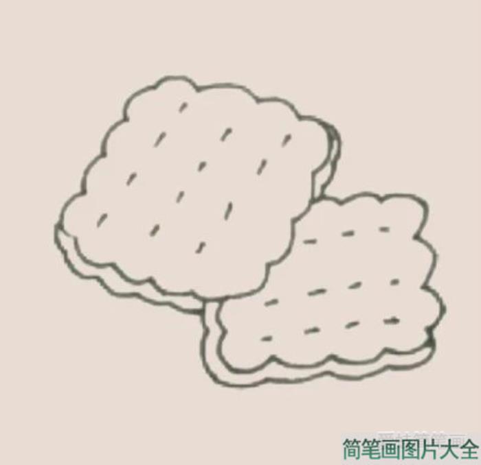 小饼干简笔画  第5张