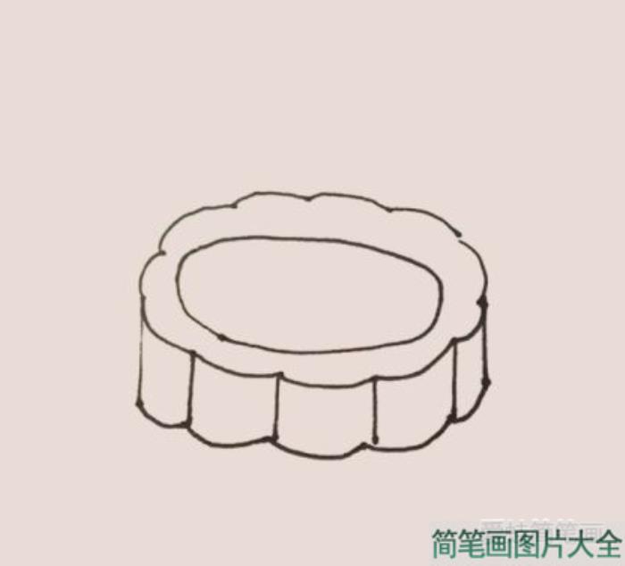 月饼简笔画  第4张