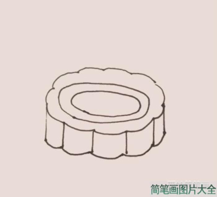 月饼简笔画  第5张