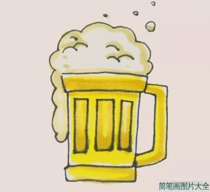 简笔画之啤酒杯  第7张