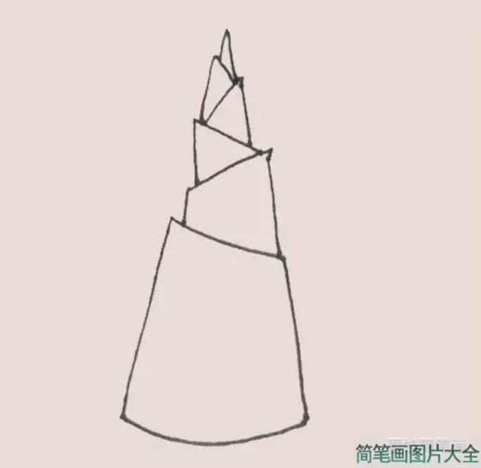 简笔画之竹笋  第3张