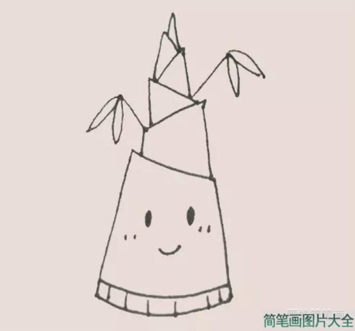 简笔画之竹笋  第6张