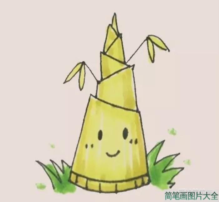 简笔画之竹笋  第8张