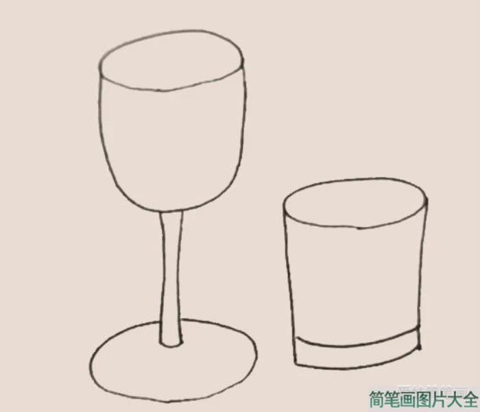 简笔画之酒杯  第5张