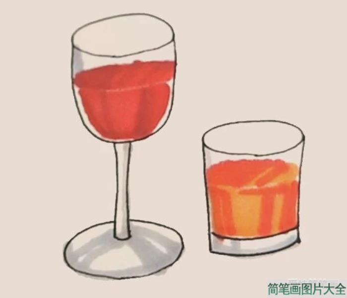 简笔画之酒杯  第6张