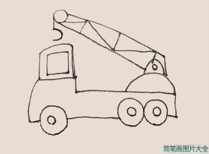 简笔画吊车  第6张