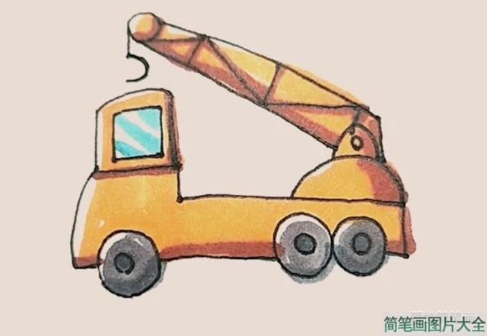 简笔画吊车  第7张