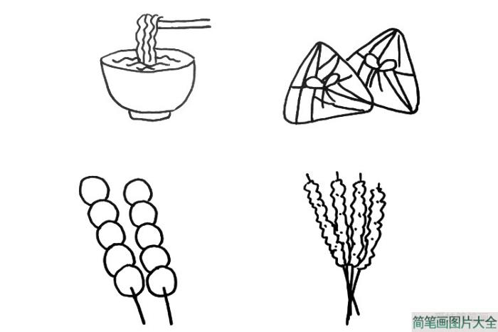 卡通食物简笔画  第7张