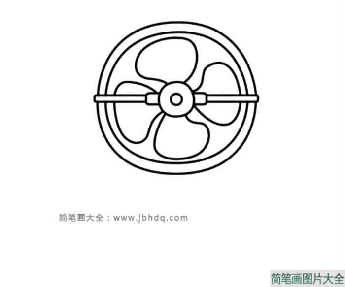 学画风扇  第4张