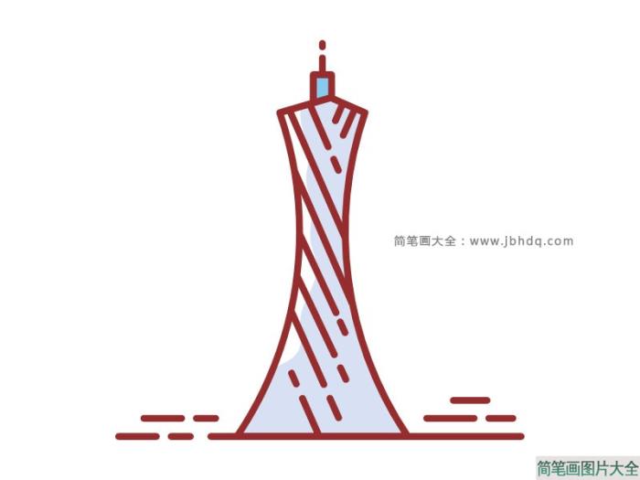 9张世界著名建筑简笔画图片  第5张