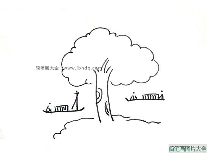 超有意境的风景简笔画[9张]  第6张