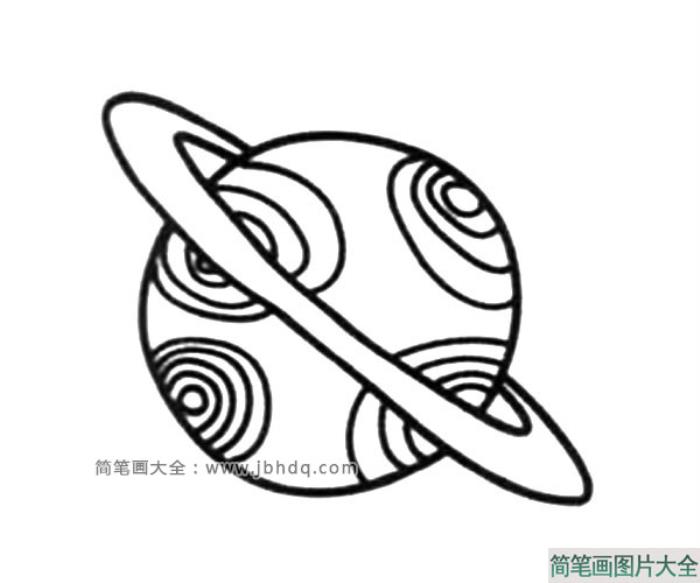 行星简笔画图片  第1张