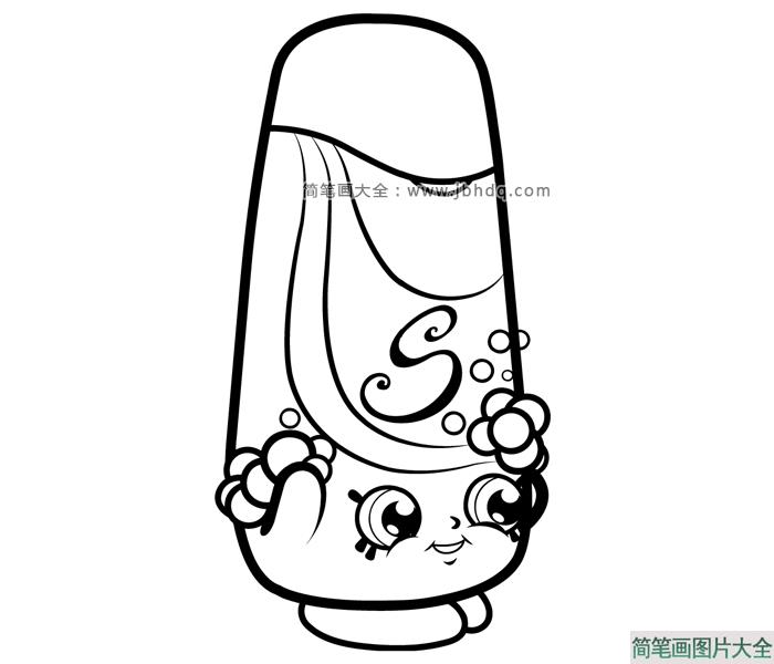 可爱的卡通冰棍简笔画  第1张