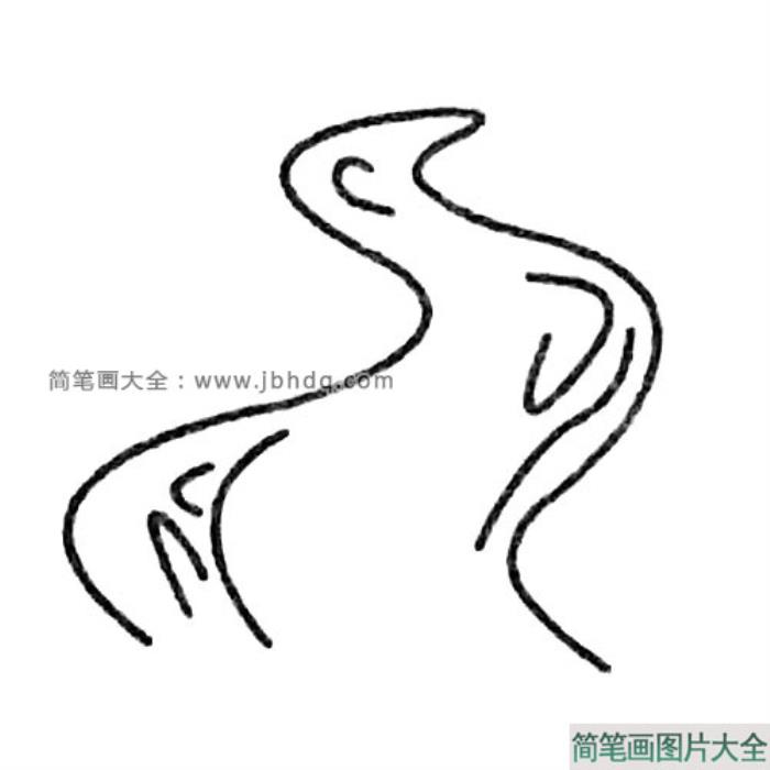 河流简笔画大全及画法步骤  第2张