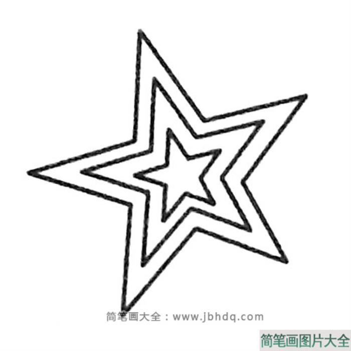 星星的简笔画画法  第3张