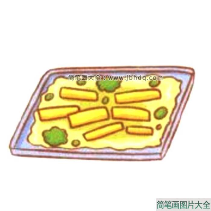 烤土豆简笔画教程  第5张