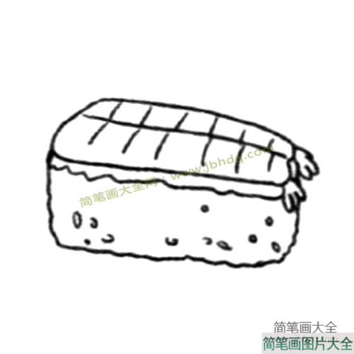 饭团简笔画教程  第3张