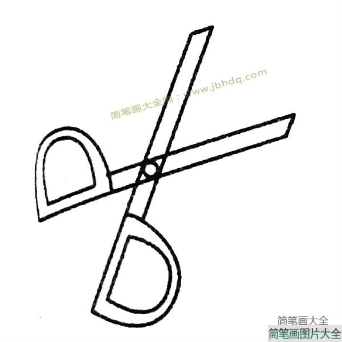 剪刀简笔画大全及画法步骤  第4张