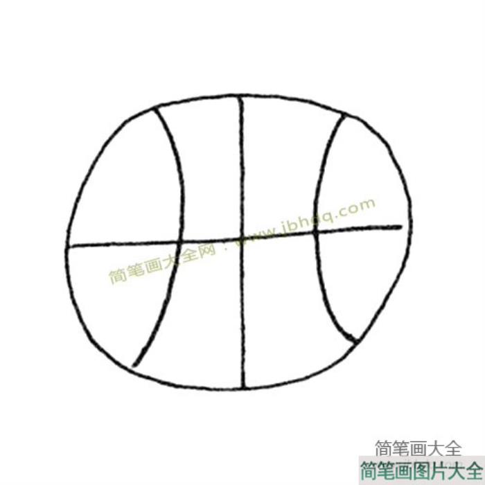 篮球简笔画图片