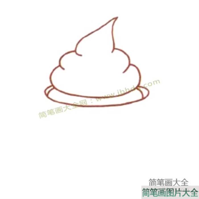 Q版蛋糕简笔画教程  第2张