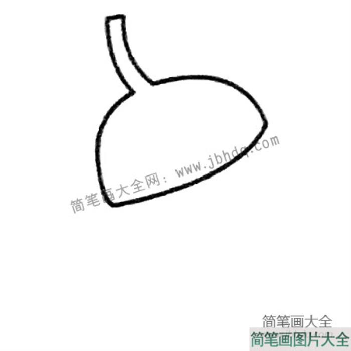 坚果简笔画大全及画法步骤  第1张