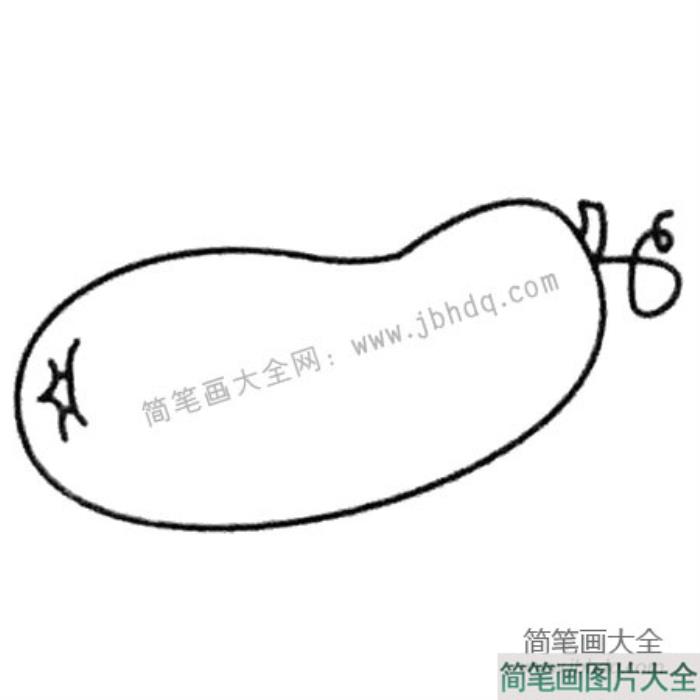 冬瓜简笔画大全及画法步骤  第3张