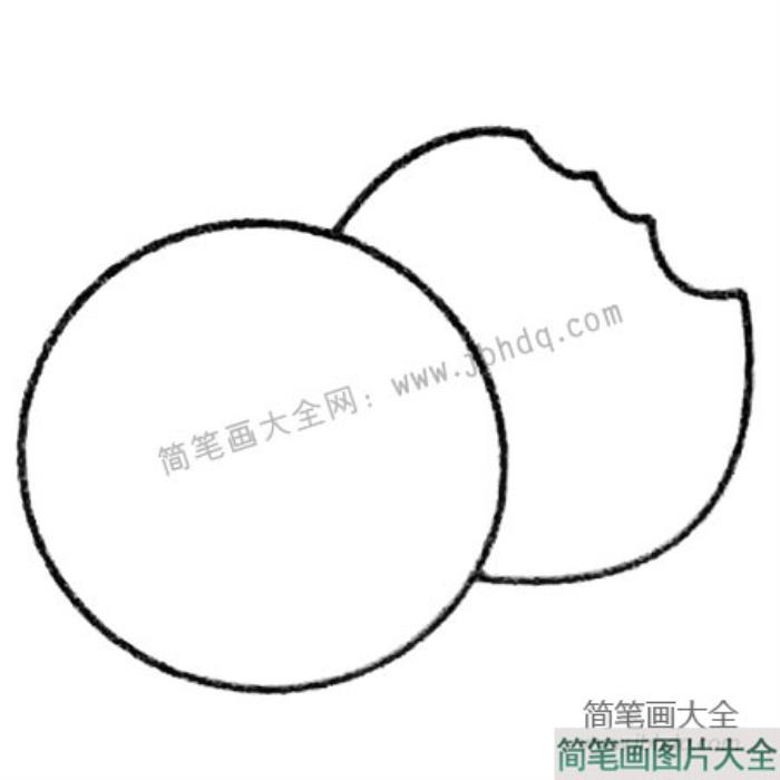 饼干简笔画大全及画法步骤  第2张