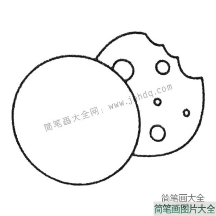 饼干简笔画大全及画法步骤  第3张