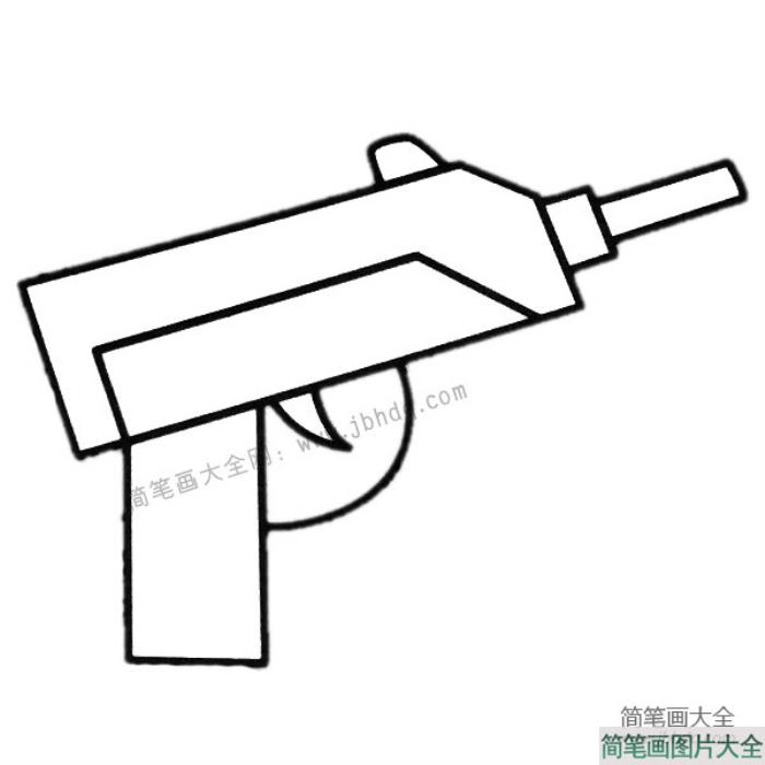 玩具手枪简笔画图片  第3张