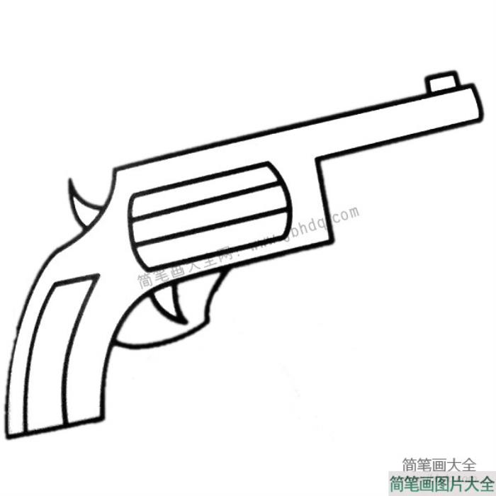 玩具手枪简笔画图片  第5张