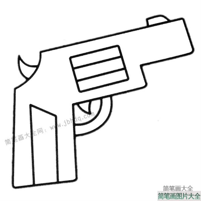 玩具手枪简笔画图片  第7张