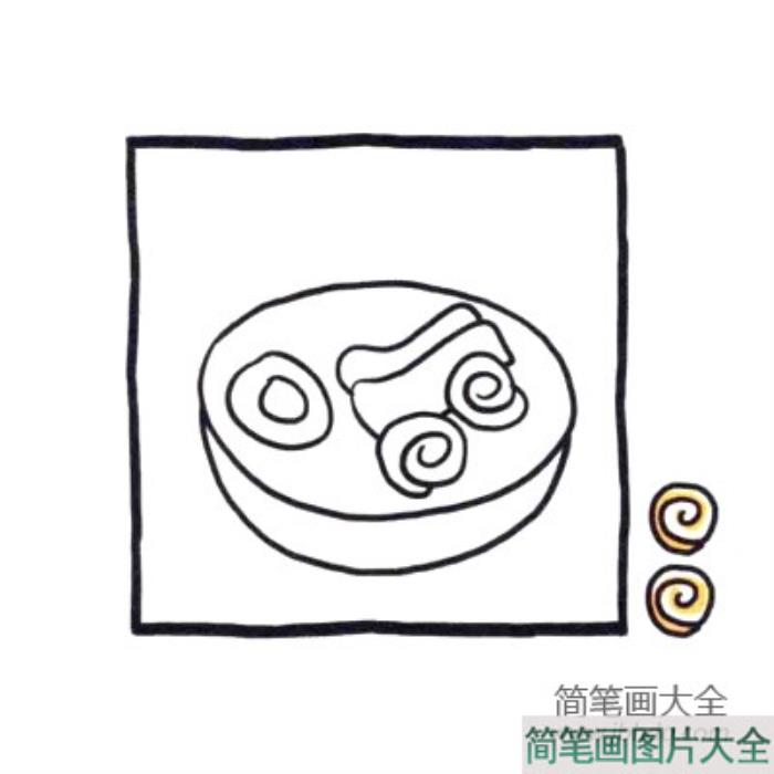 四步画出可爱简笔画_拉面  第2张