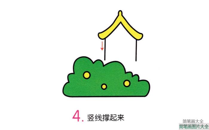 林间小亭简笔画  第4张