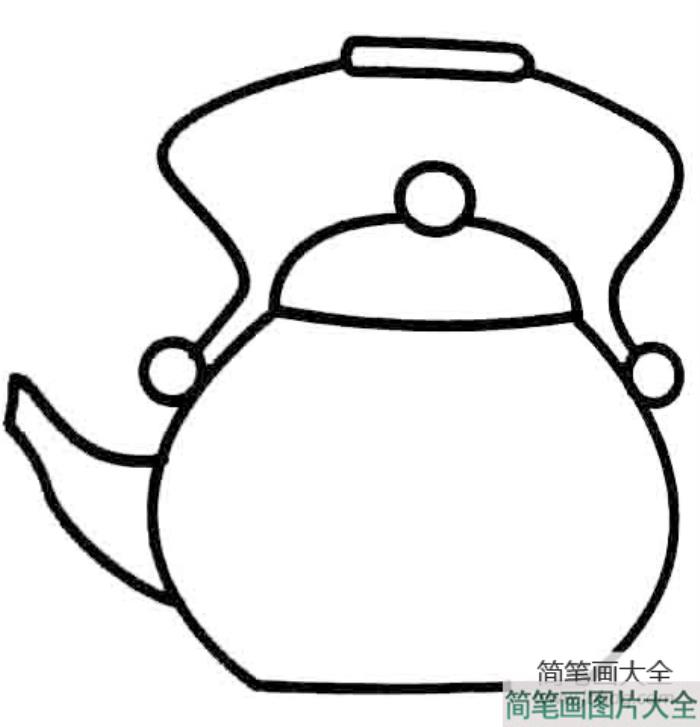 茶壶简笔画  第1张