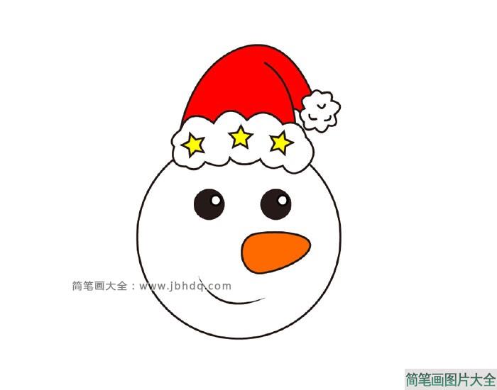 9张可爱的雪人头像简笔画  第9张