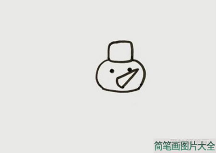 雪人简笔画  第1张