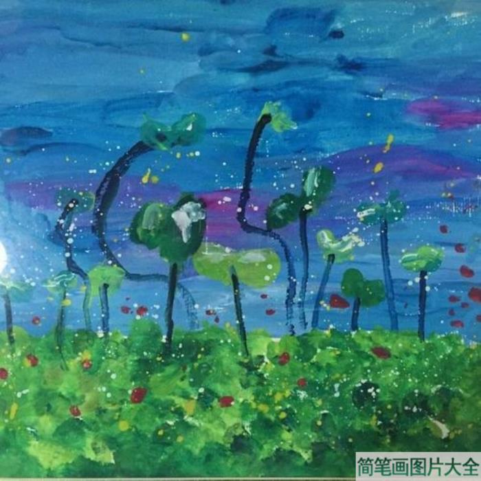 优秀奖水粉画