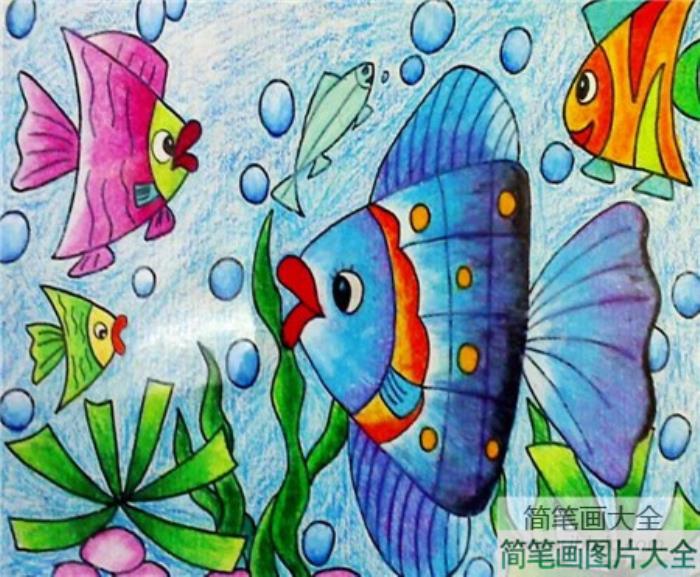 海底世界儿童画：海底世界  第1张