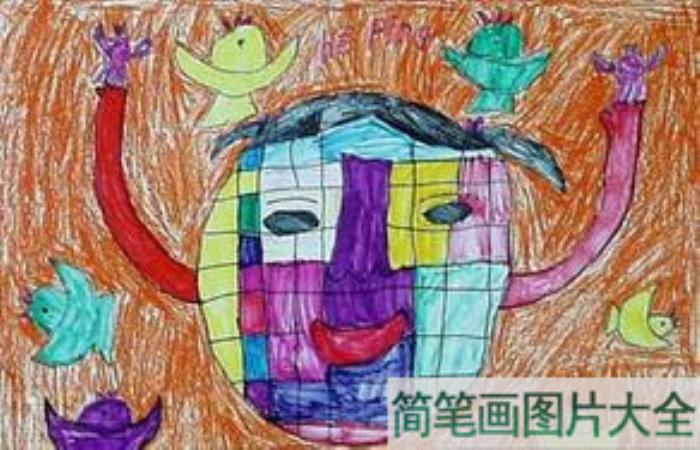 纪念世界反法西斯胜利70周年儿童画