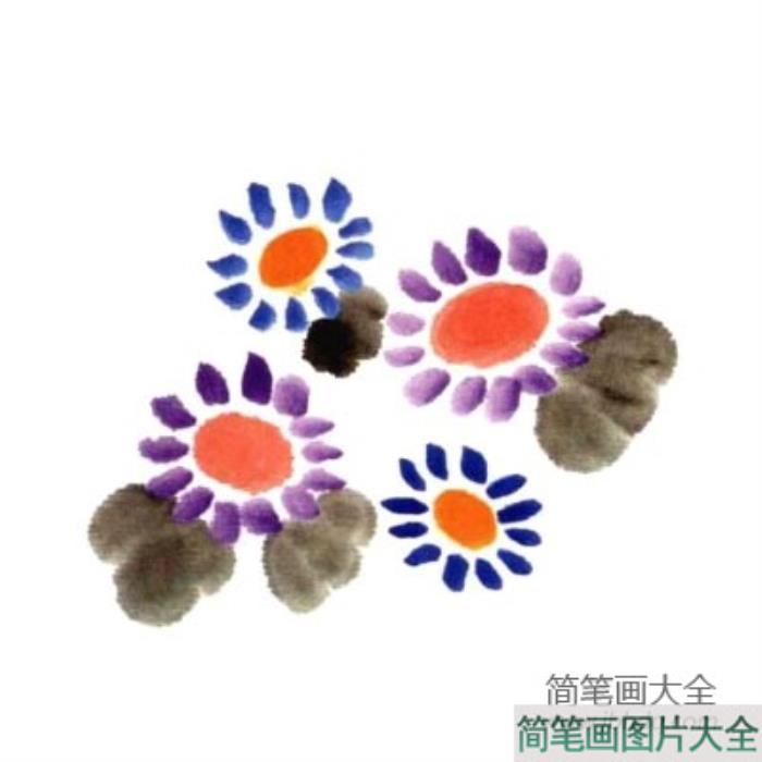 儿童国画基础教程19_菊花  第5张