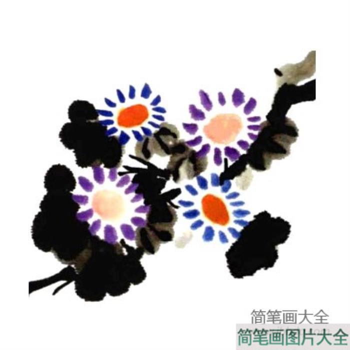 儿童国画基础教程19_菊花  第6张